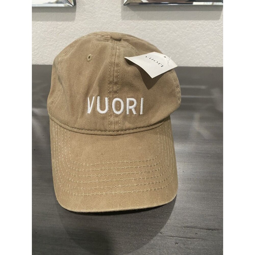 Vuori Hat Adult Adjustable Camel Tan Unisex Ball Cap NWT